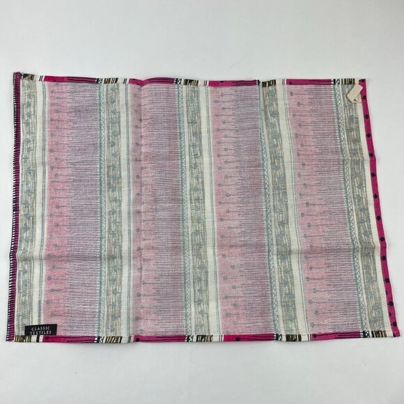 Classic Textiles Mat Pink Black Striped - Picture 3 of 6